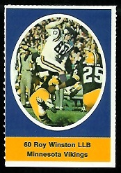 1972 Sunoco Stamps      353     Roy Winston